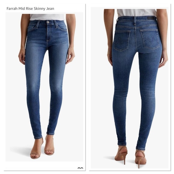 AG Denim Farrah Skinny Ankle Jeans - Picture 1 of 9